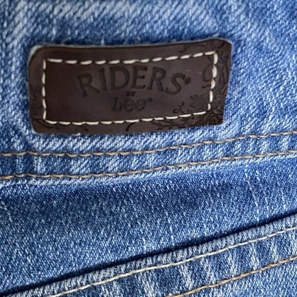 Riders Denim High-Waist Mom Jeans Women sz 18 P 36x29 Light Wash Cotton Vtg 80s - Picture 6 of 12